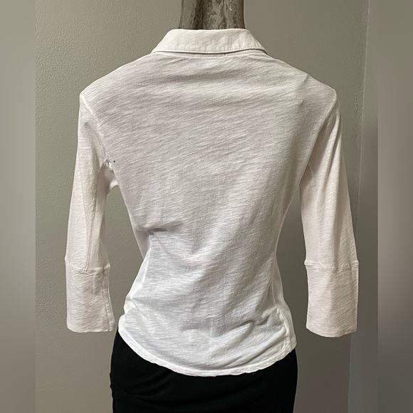 James Perse cotton button down T shirt - ombré color - size 0 - Picture 3 of 6